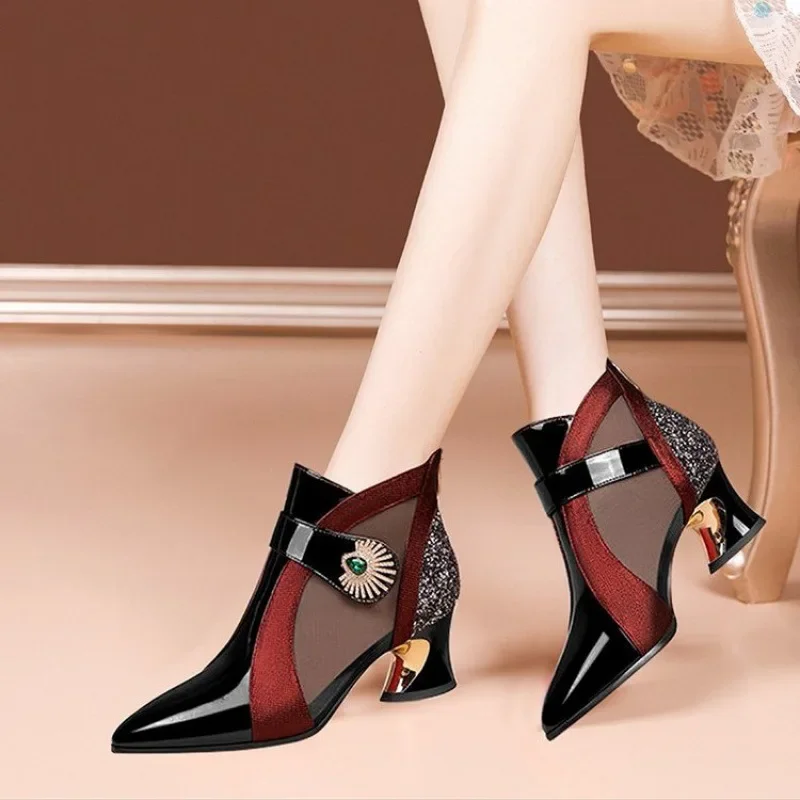 Sew On Rhinestone - Summer Breathable Women's Sandals with Rhinestone