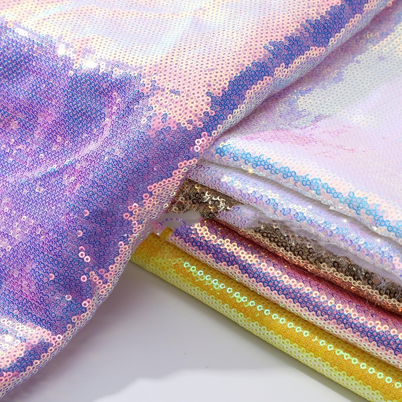 Sequin Fabric Panel - Dense Sequin Glitter Fabric for Dresses,