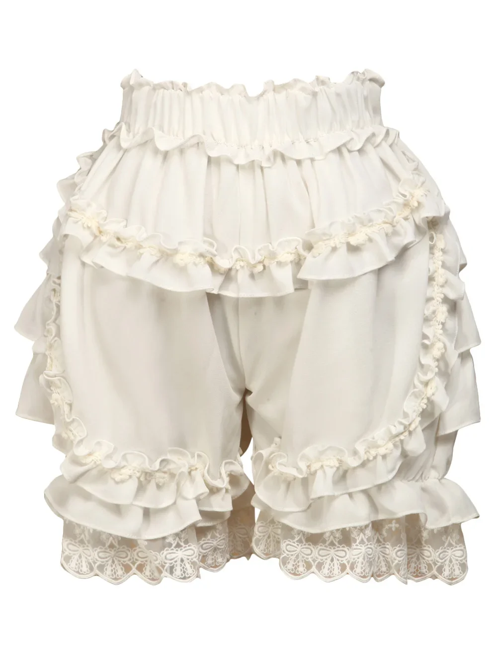 White Sweet Loilita Bloomers K - Lace Ribbon Trim review and price