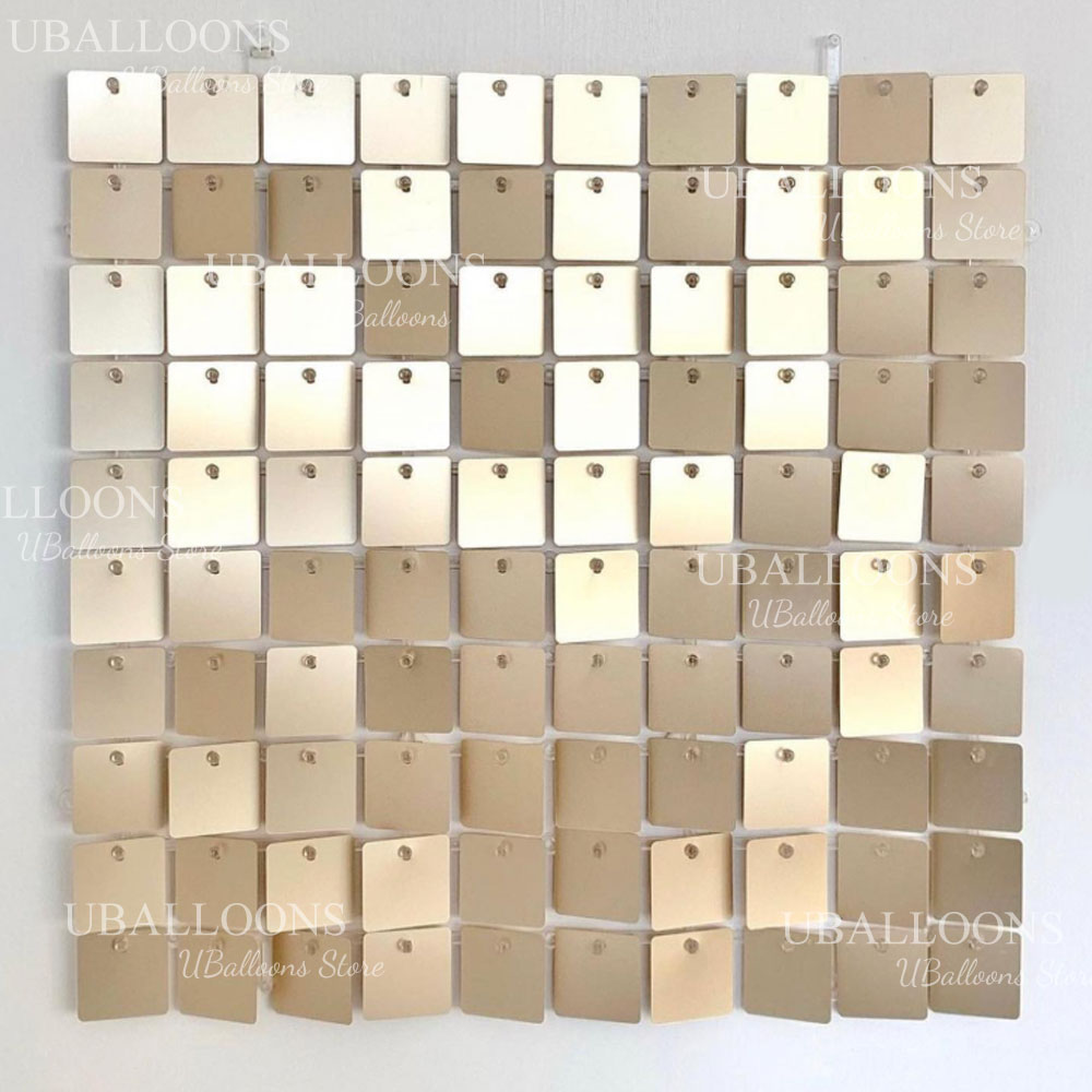 Matte Champagne Gold Backdrop  - Sequin Fabric Panel review and price