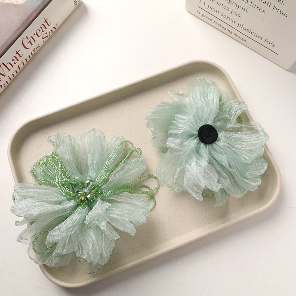 Organza Fabric Flower Patch Cr - Crystal Mesh Fabric review and price