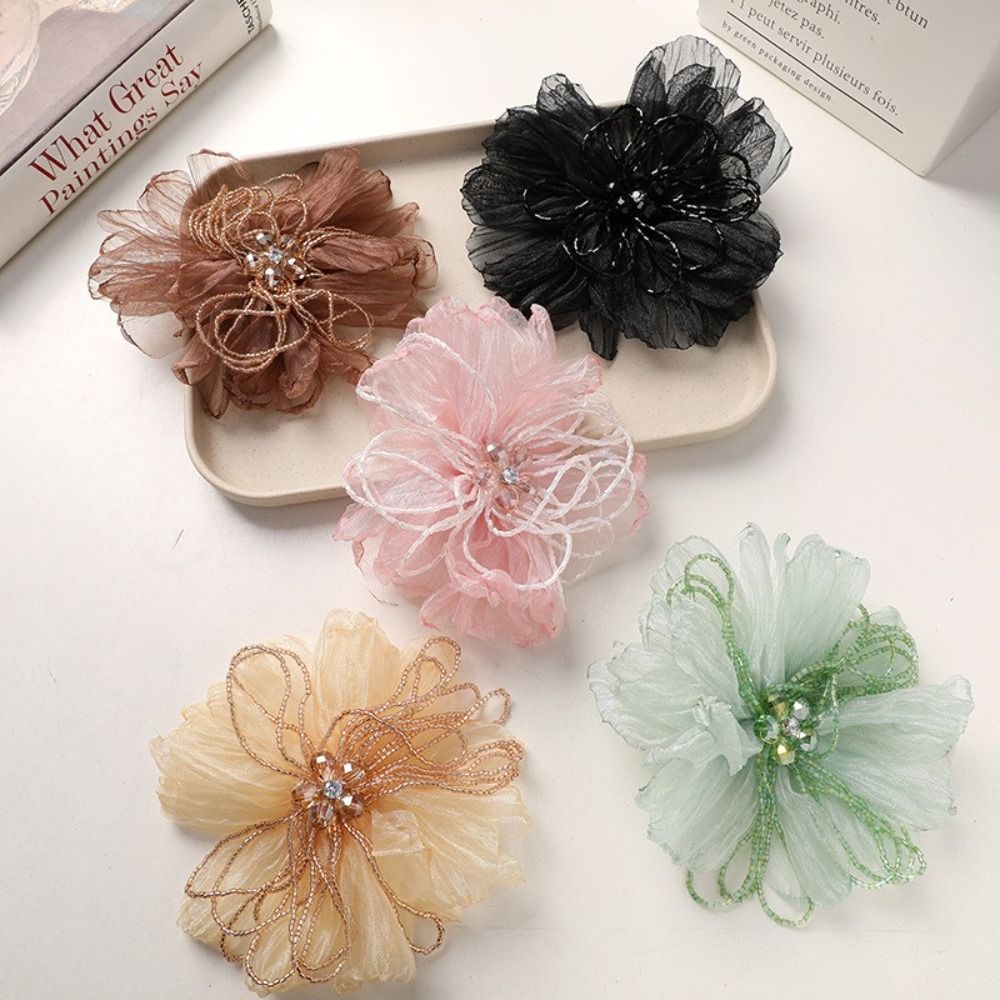 Organza Fabric Flower Patch Cr - Crystal Mesh Fabric review and price