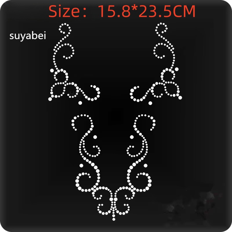 2pc/lot Iron-On Rhinestone Flo - Hotfix Rhinestone Sheet review and price
