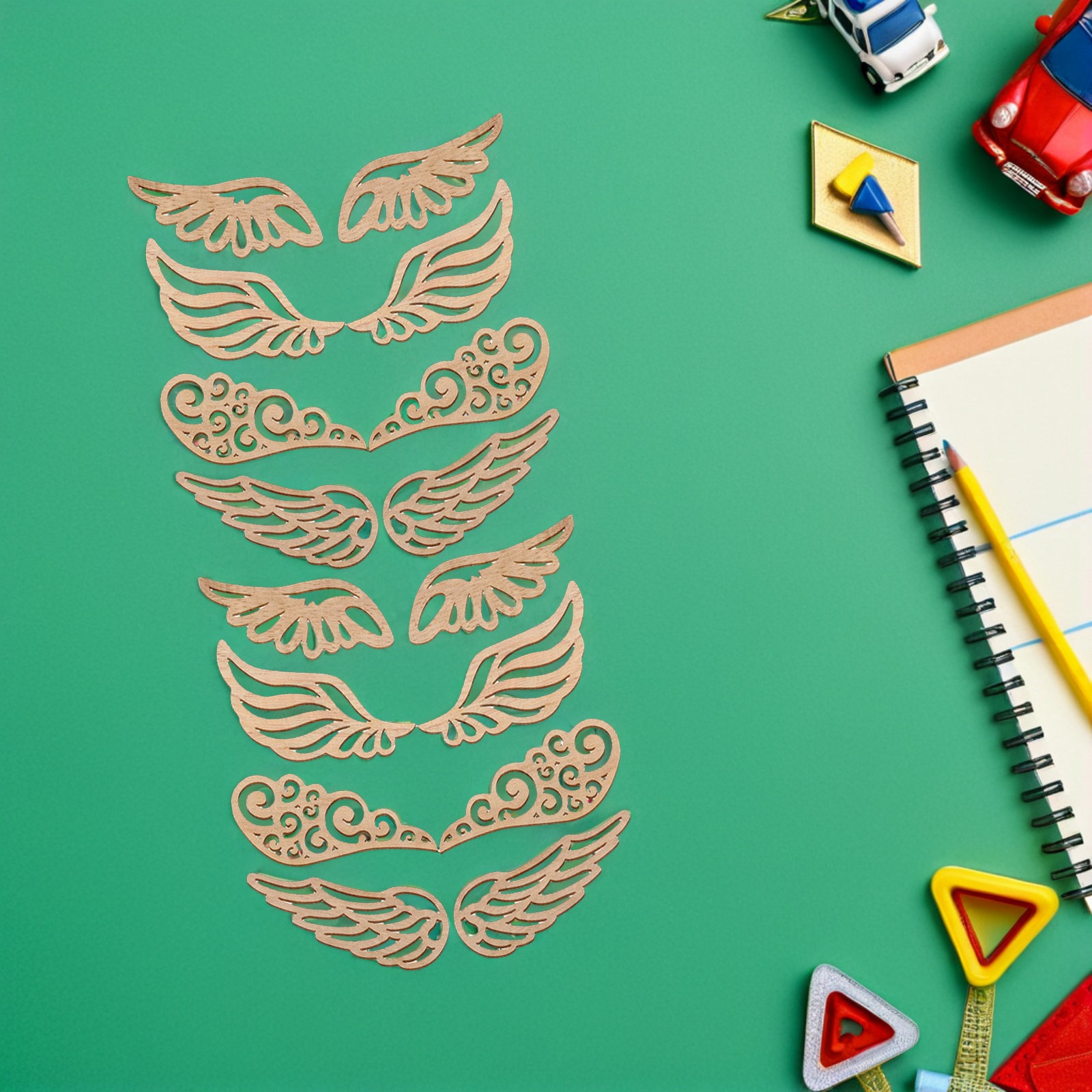40Pcs Wood Wings Cutouts Unpai - Christmas Craft Embellishment review and price