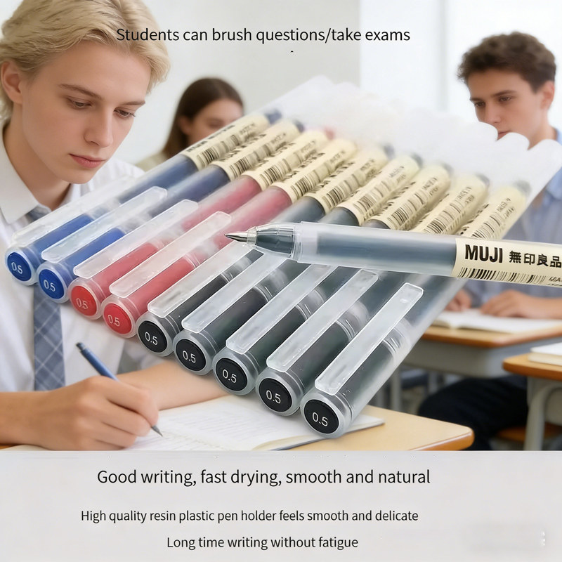 6/8Pcs MUJIs Ballpoint Pen Set - Muji Stationery Gel Pen review and price