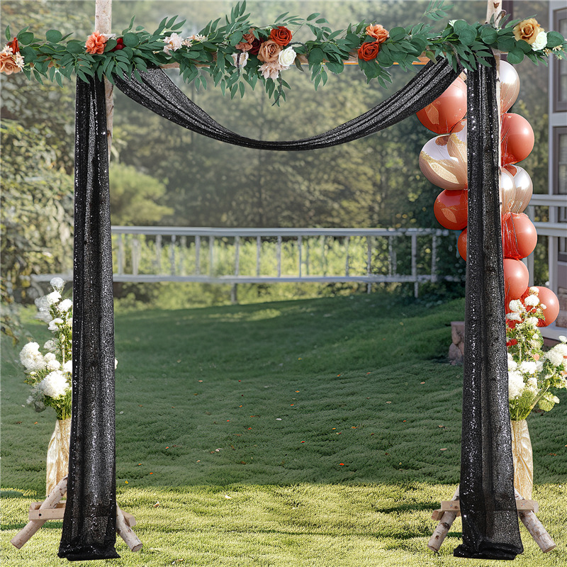 Wedding Arch Draping Fabric, 1 - Sequin Fabric Panel review and price