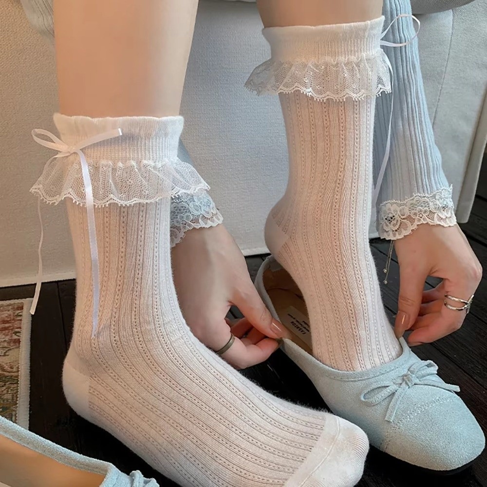 Comfortable Ribbon Bow Lace Ru - Lace Ribbon Trim review and price