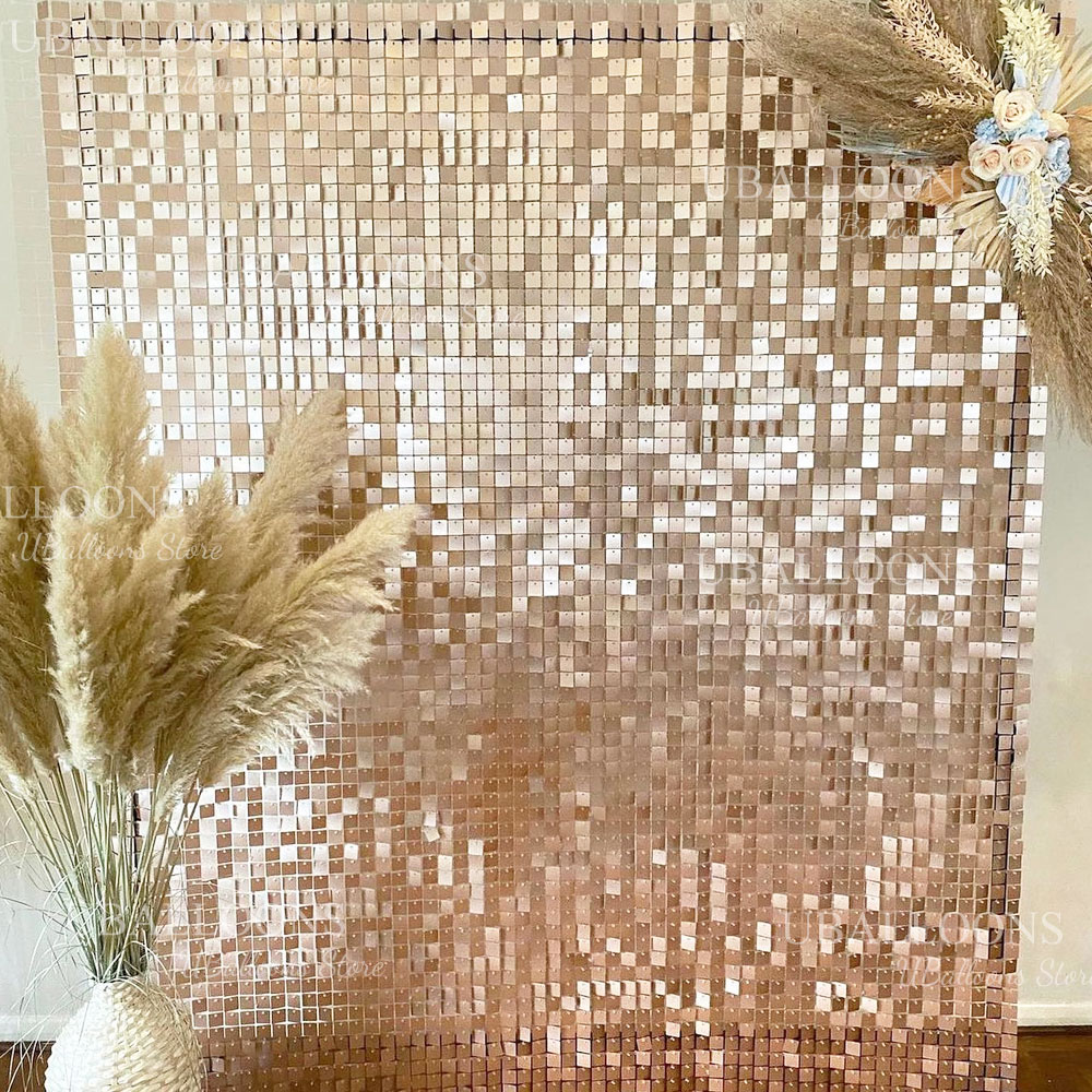 Matte Beige Gold Shimmer Sequi - Sequin Fabric Panel review and price