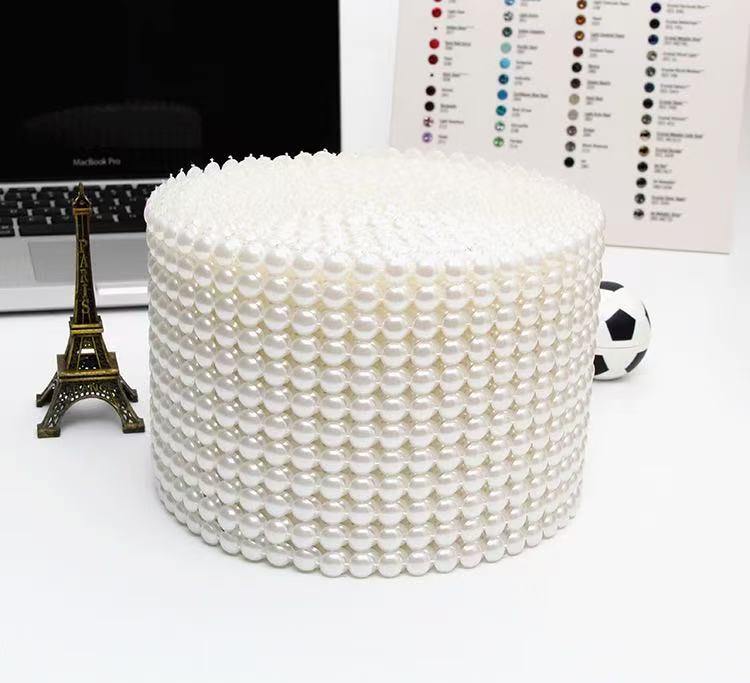 1 Yard 12 Rows 8.6mm Pearl Mes - Hotfix Rhinestone Sheet review and price