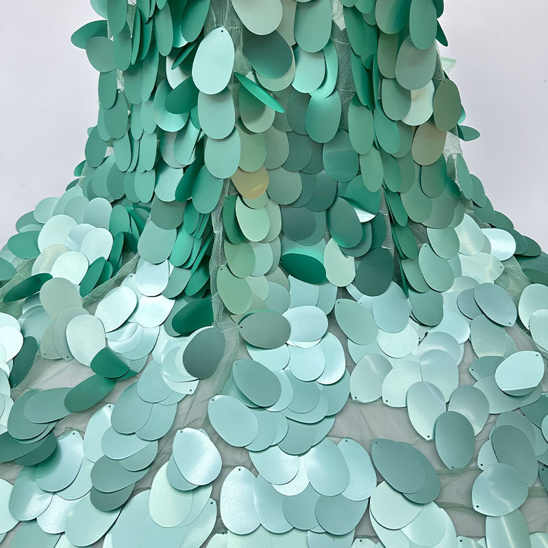 Mesh 60mm Big Bead Sequin Embr - Crystal Mesh Fabric review and price