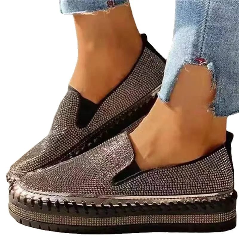 Women Flats Rhinestone Bling S - Sew On Rhinestone review and price