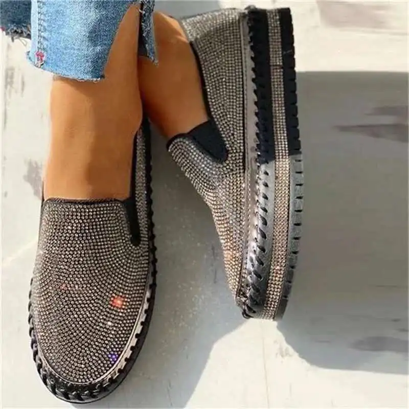 Women Flats Rhinestone Bling S - Sew On Rhinestone review and price