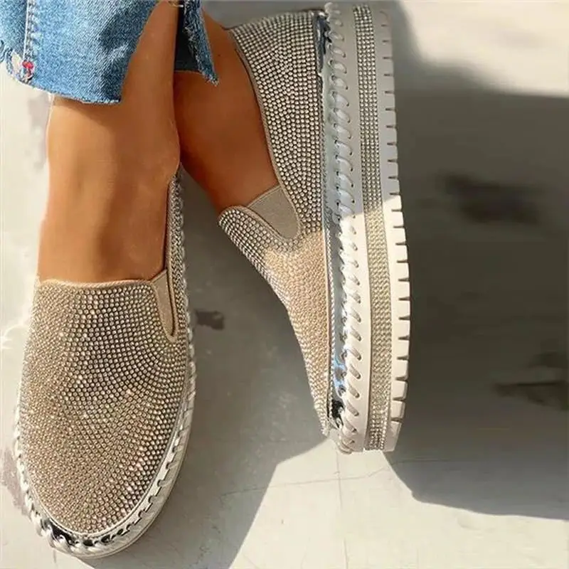 Women Flats Rhinestone Bling S - Sew On Rhinestone review and price