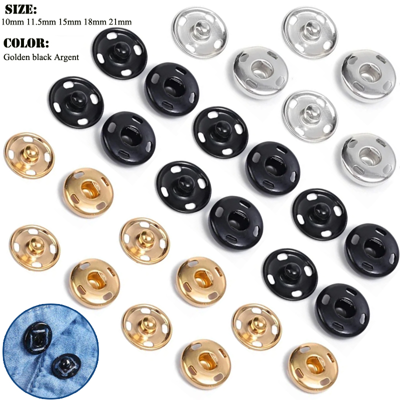 10/50 Set 8-10mm Metal Sew-on  - Iron On Stud Set review and price