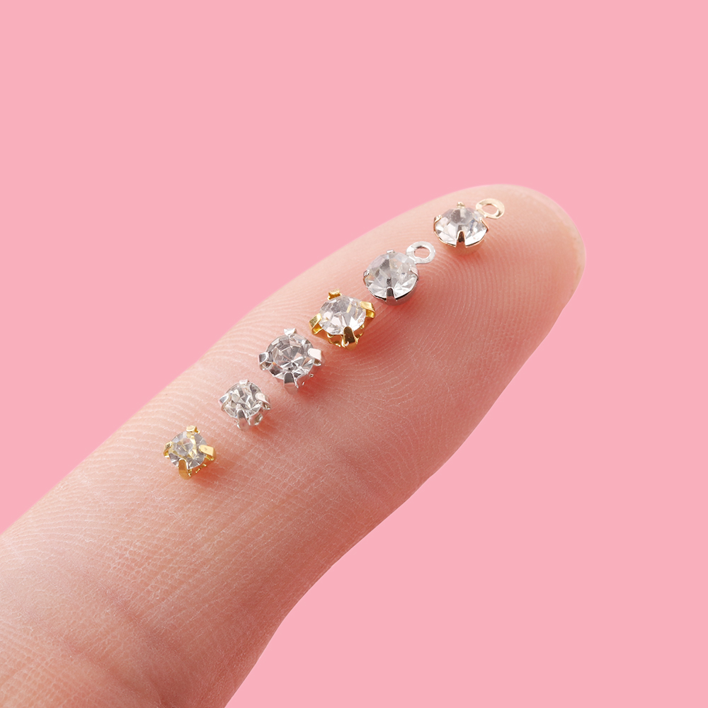 50Pcs Mini Rhinestone Buttons  - Sew On Rhinestone review and price