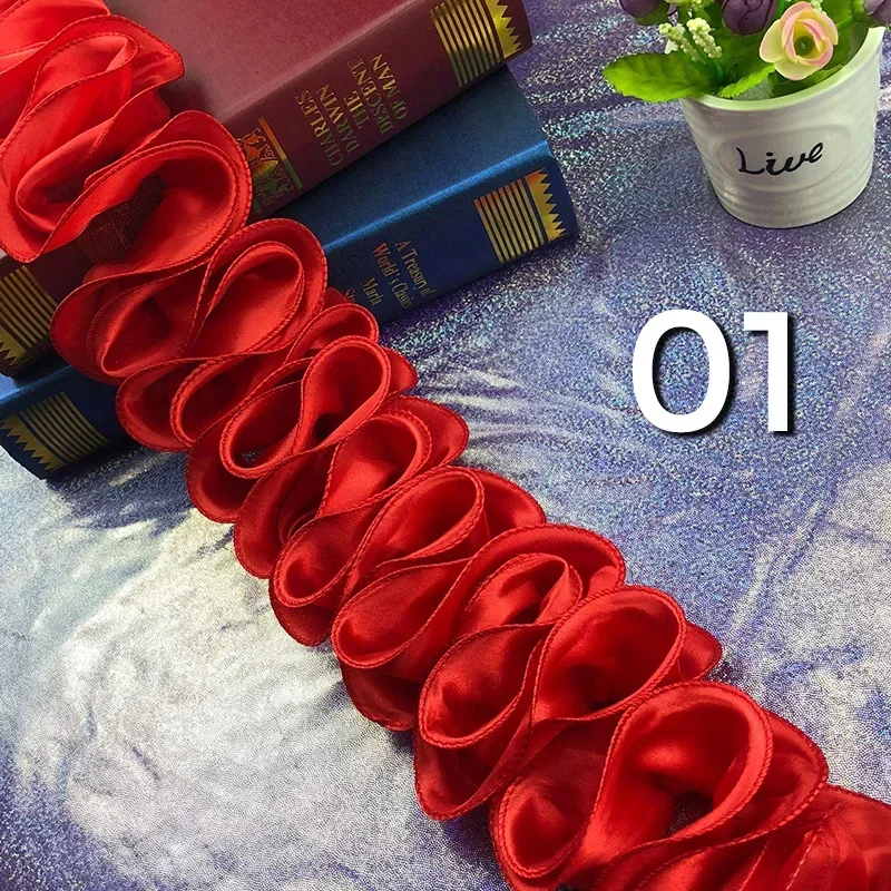 5Yards Pleated Ruffled Trim Sh - Lace Ribbon Trim review and price
